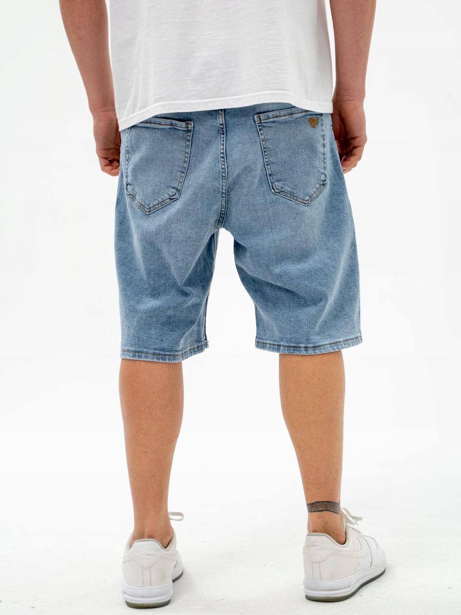 Kraťasy Wear Crown Small Outline Džíny Světle Modré vel. M