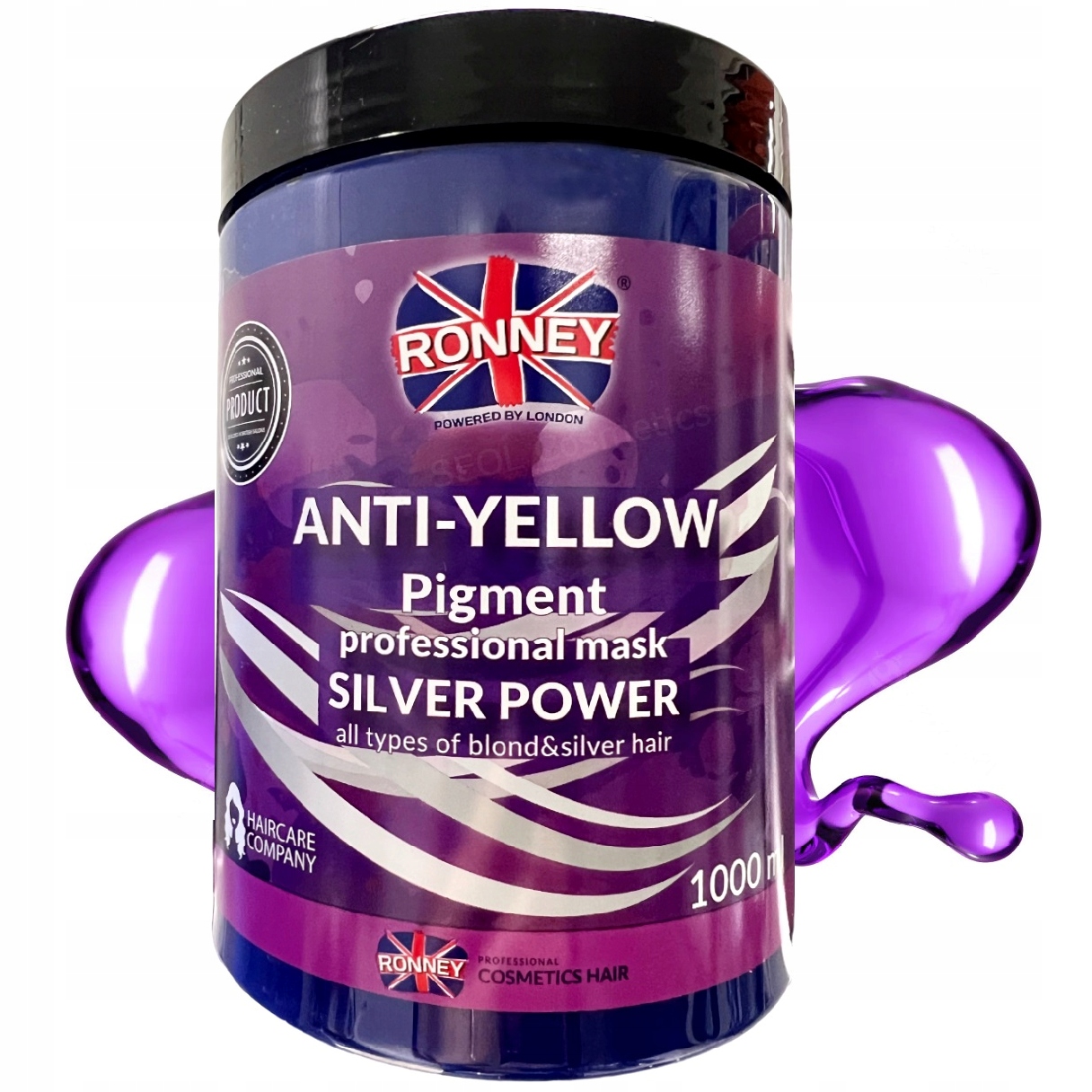 

Ronney maska do włosów Blond fioletowa no yellow 1