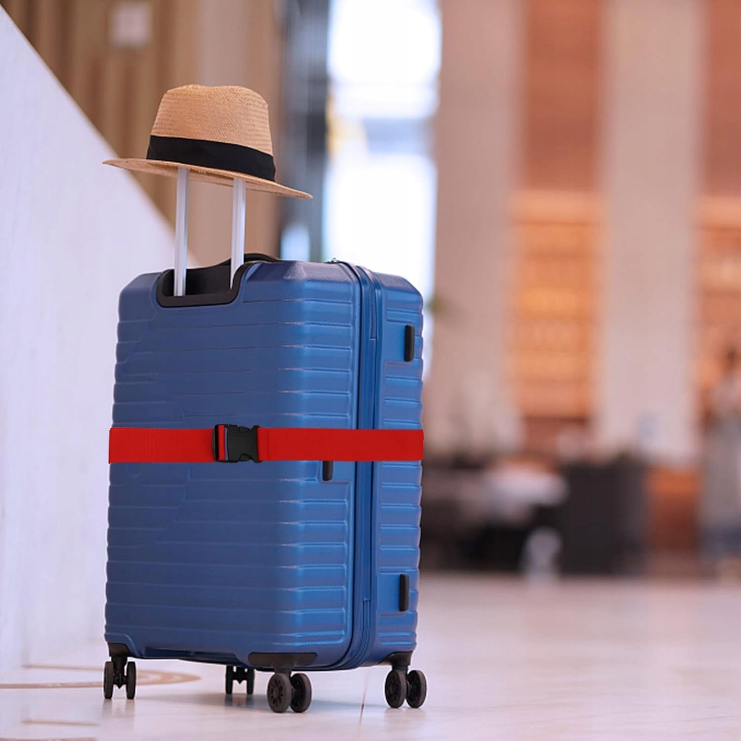 4x PAS BAGAŻOWY DO WALIZEK ZABEZPIECZAJĄCY SPINAJĄCY BAGAŻ WYTRZYMAŁY PAS Marka inna