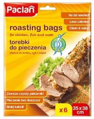 

Paclan torebki do pieczeni 35x38cm+ klipsy 6 szt.