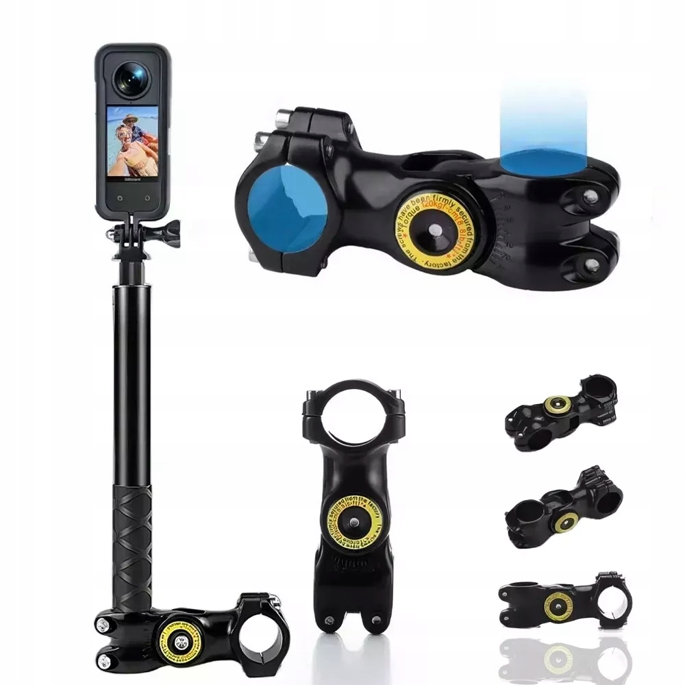Držák na kolo pro motocykl, hliníkové rameno pro kamery GoPro Dji Action Insta