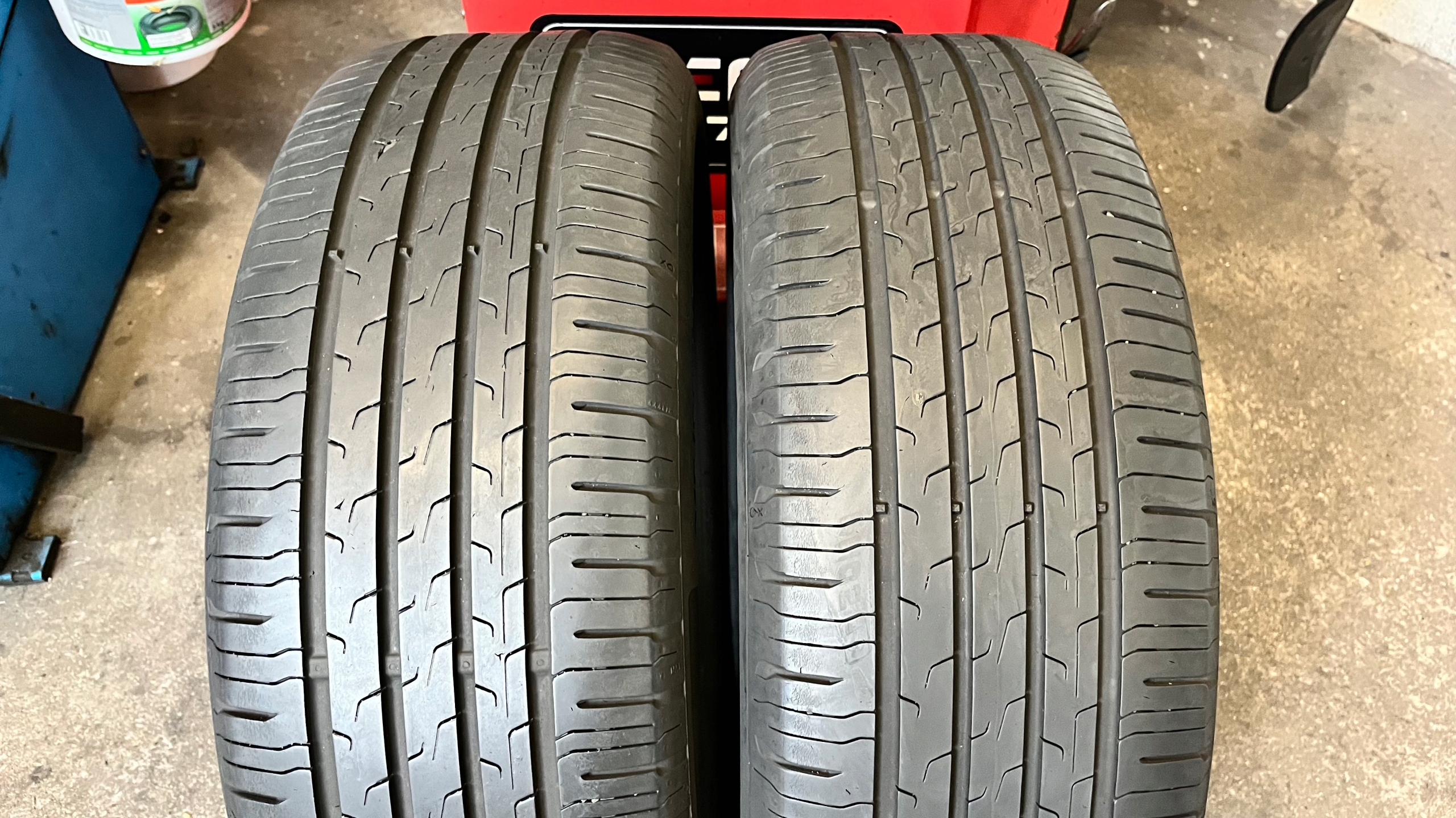 2 tyres summer 215/55R17 Continental EcoContact 6 6mm 2022r
