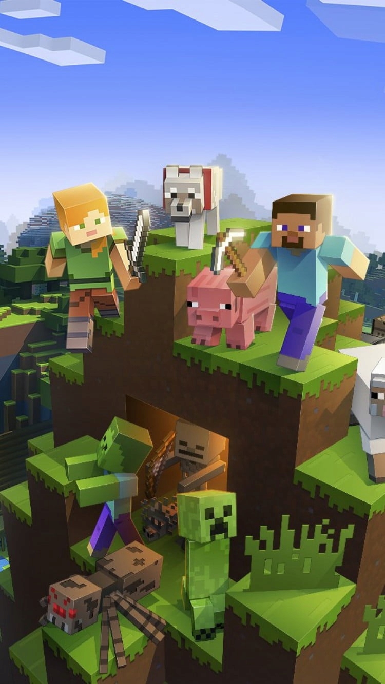 Plakat poster Minecraft World Maxi Steve &Alex Długość (cm) 30
