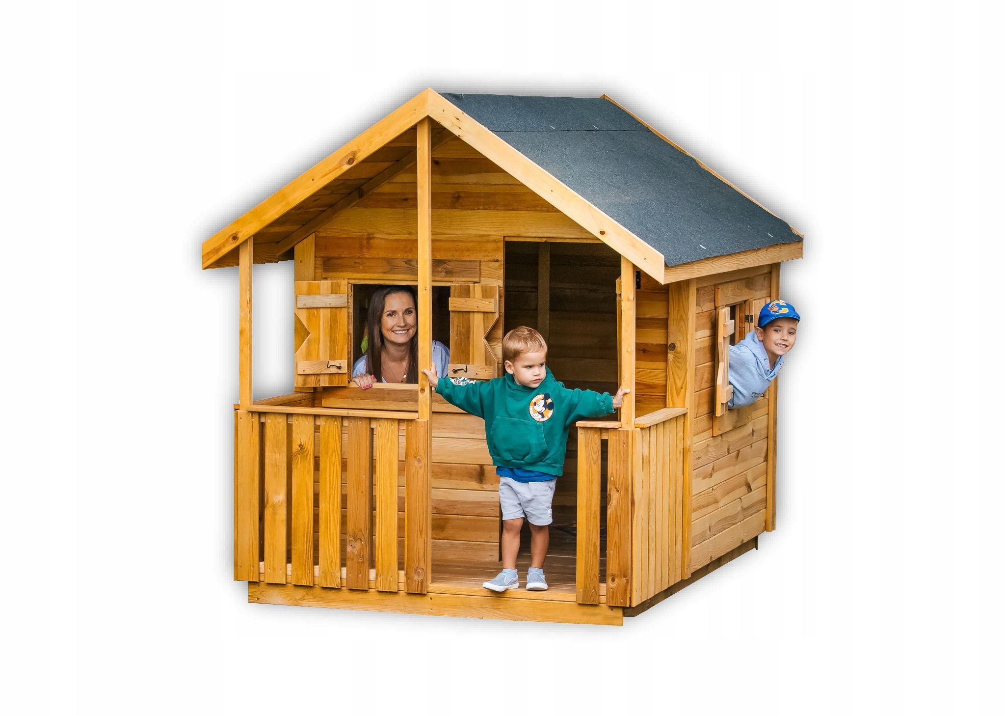 Dětský domeček Velký Dřevěný Zahradní Veranda Terasa Výrobce +Bonus