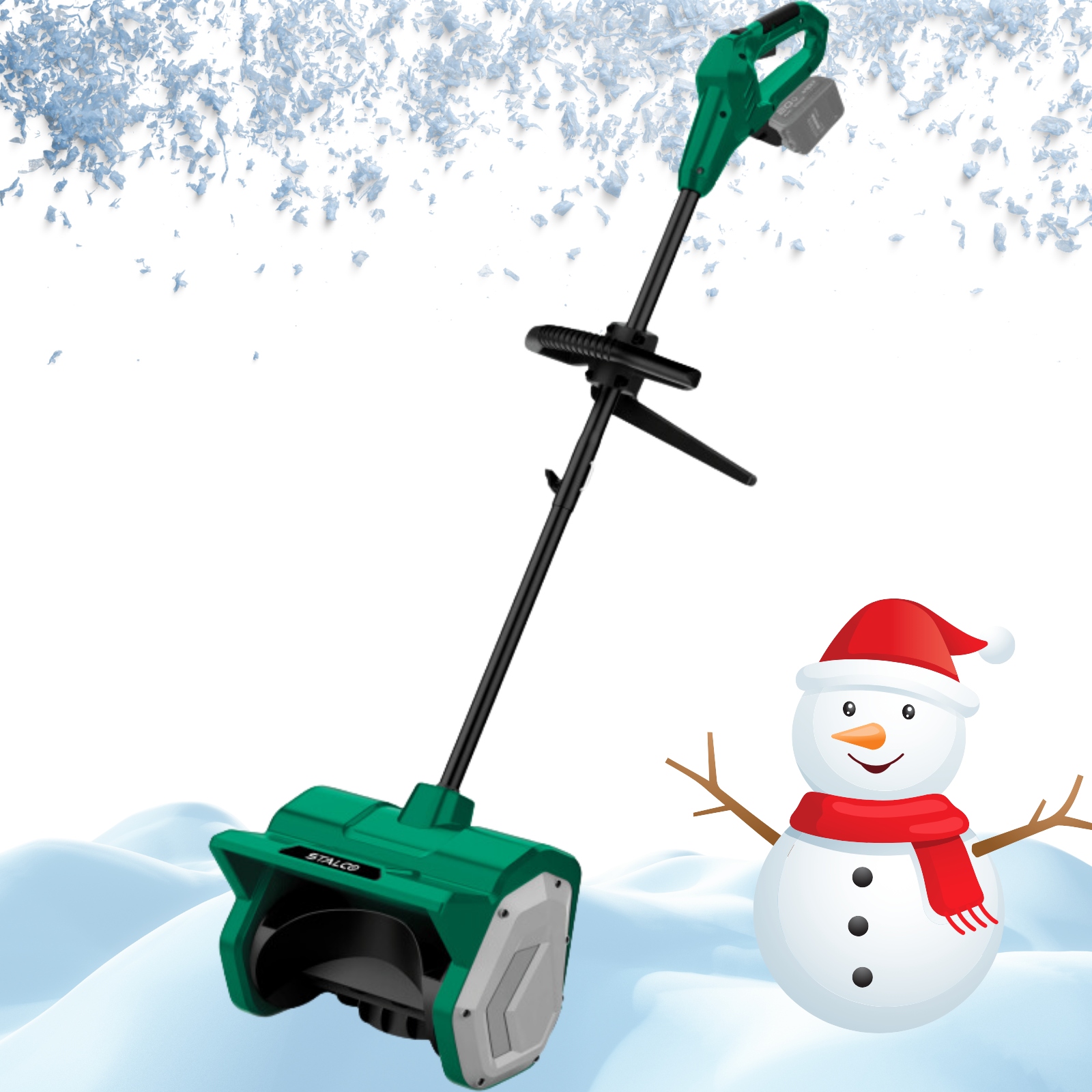 Akumulátorová sněhová fréza Stalco SHS40BL body 2x20V S-volt