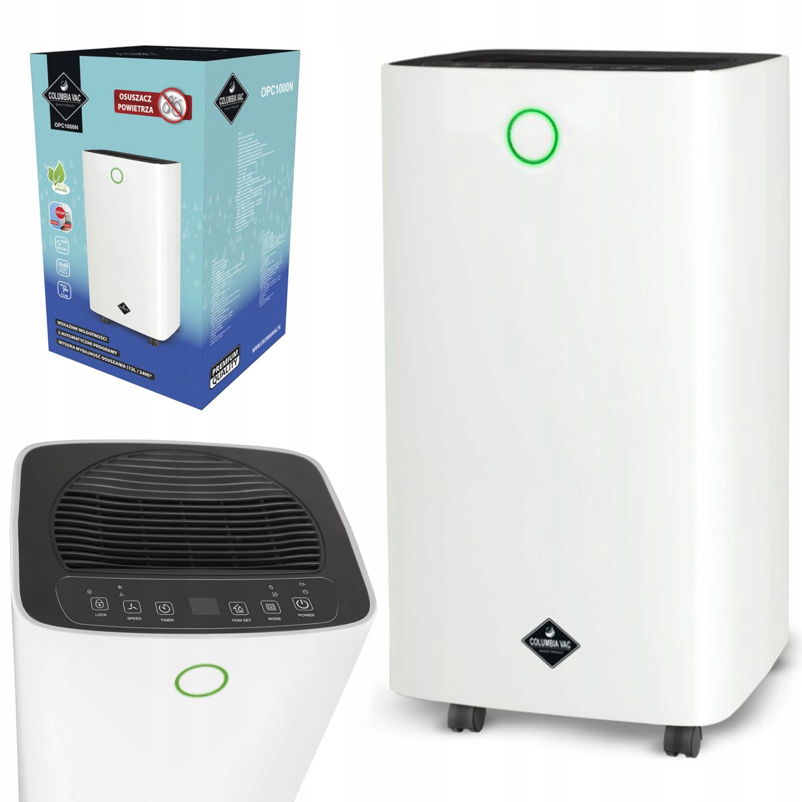 ОСУШУВАЧ ПОВІТРЯ ПОГЛИНАЧ ВОЛОГИ ТИХИЙ ТАЙМЕР