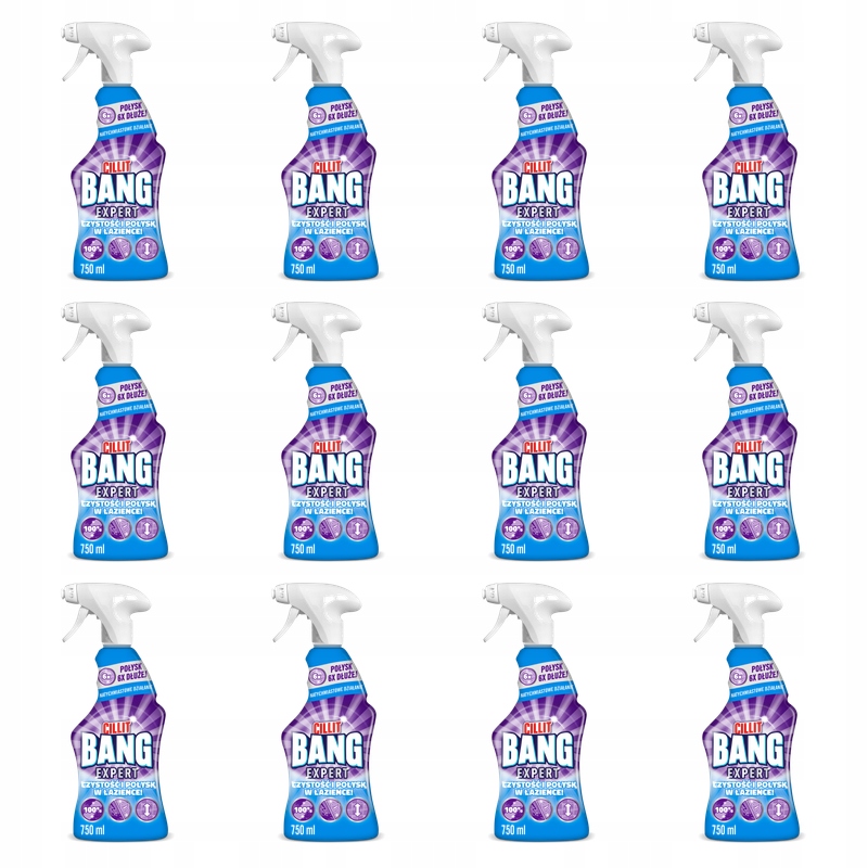 Cillit Bang Čistota a lesk v koupelně Sprej 750 ml X12