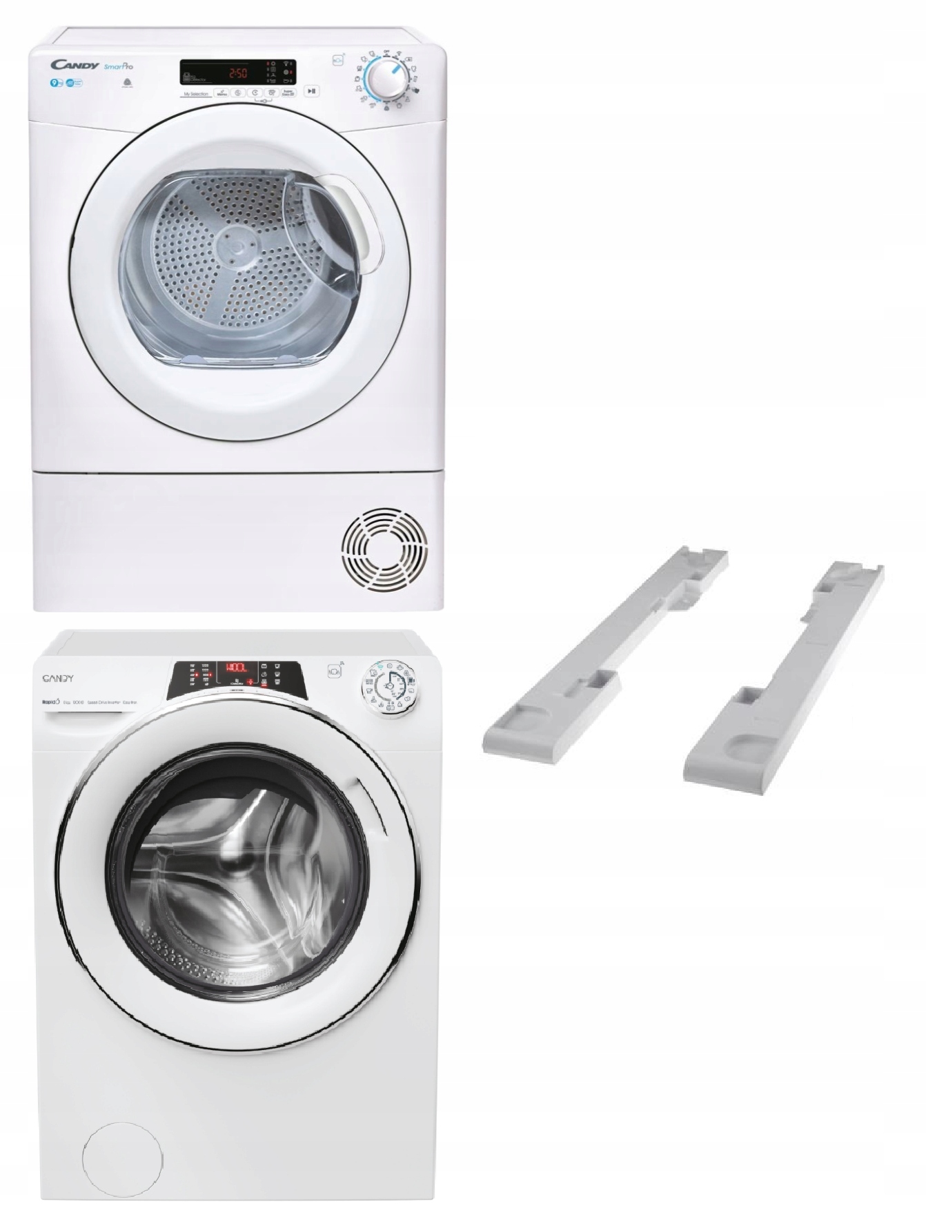 Zestaw Agd Candy Suszarka Pralka Łącznik