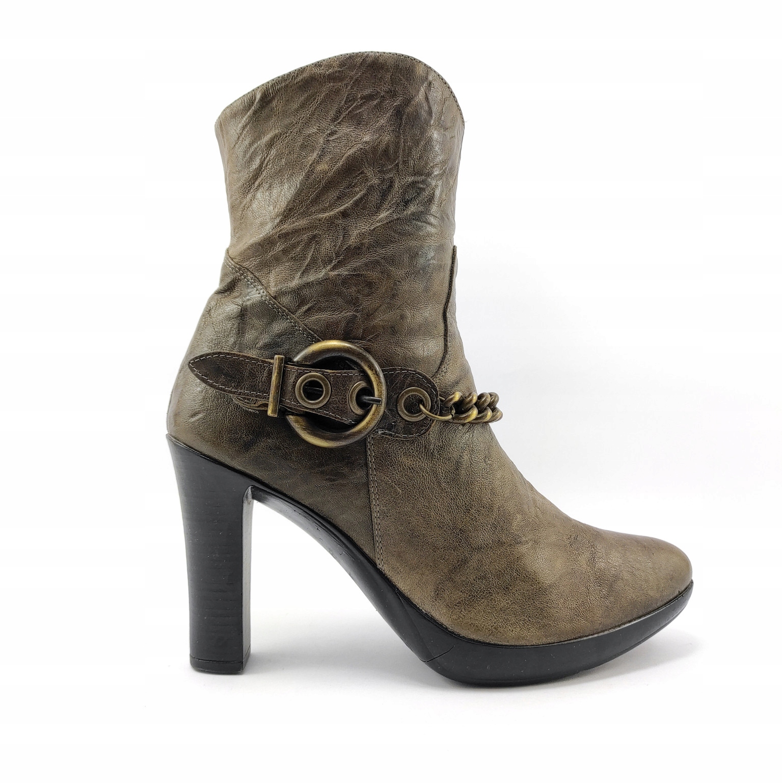 botki ozdoby brązowe 40 Płeć kobieta