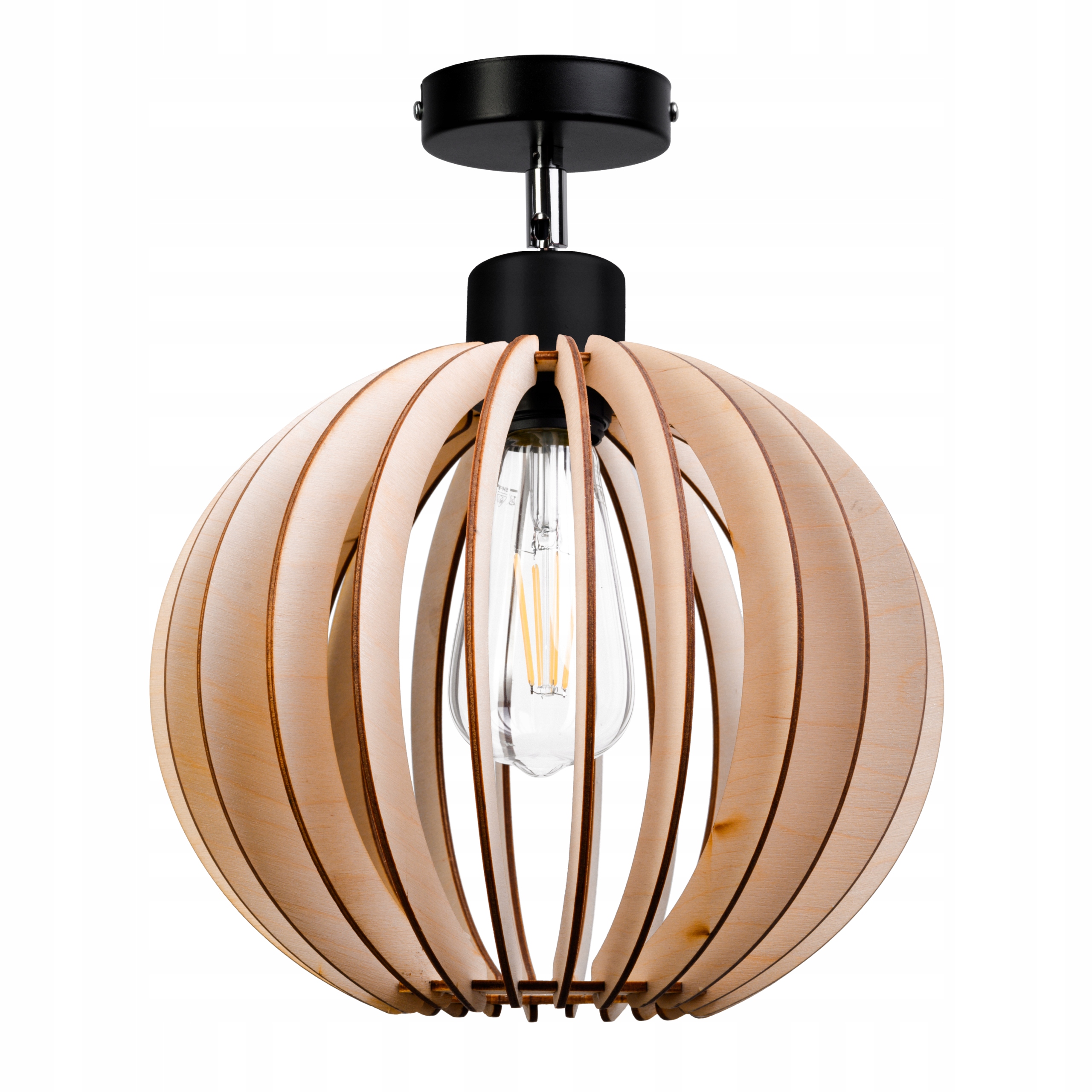 

Lampa Wisząca Sufitowa Kinkiet Drewniany Gęsty