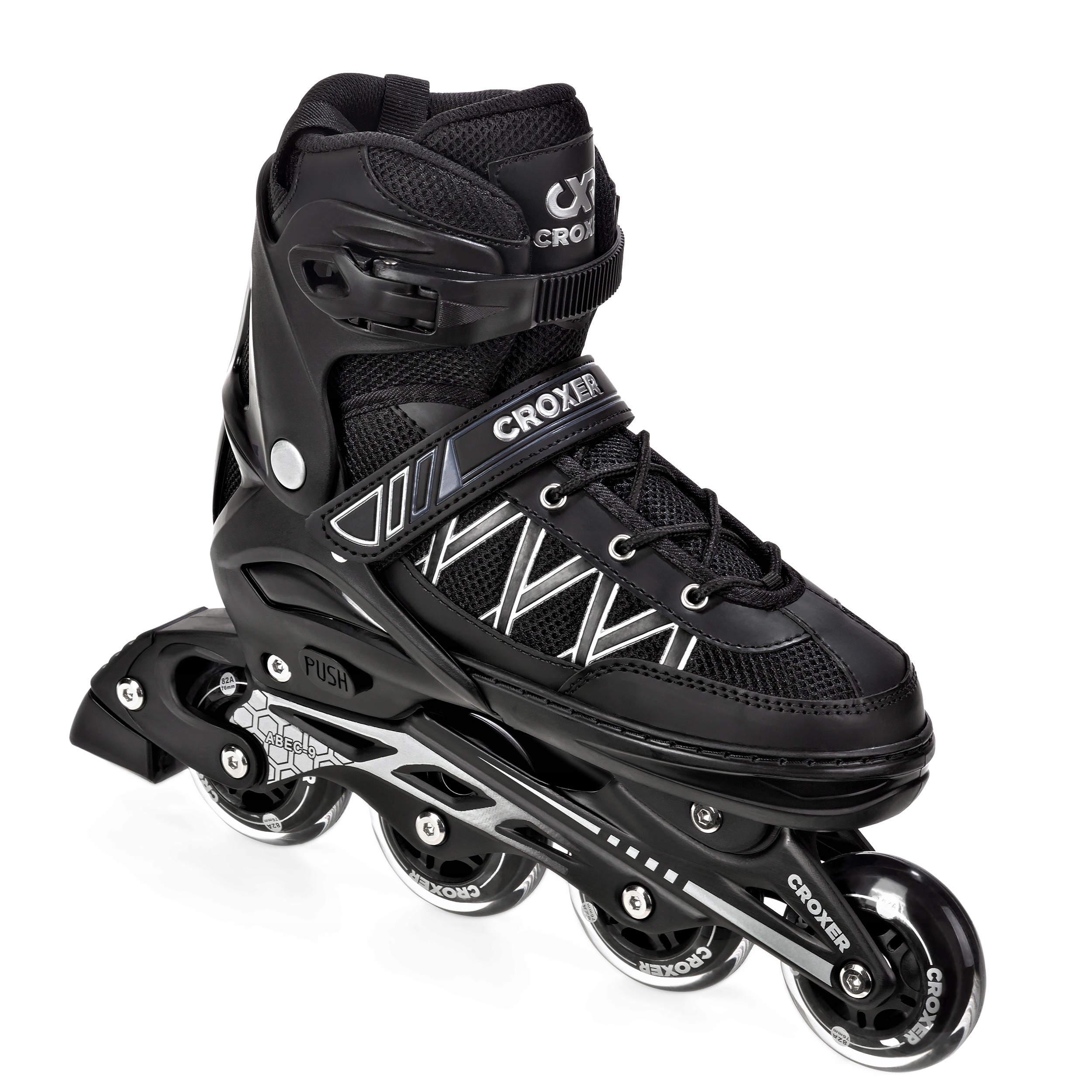 Rolki Regulowane Croxer Torch 42-45 Abec-9 Alu Liczba kół 4