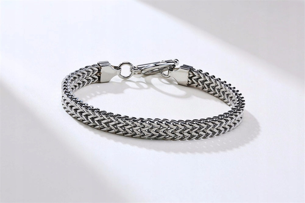 

Stalowa Bransoletka Męska Łańcuszek Łańcuch 6,6mm