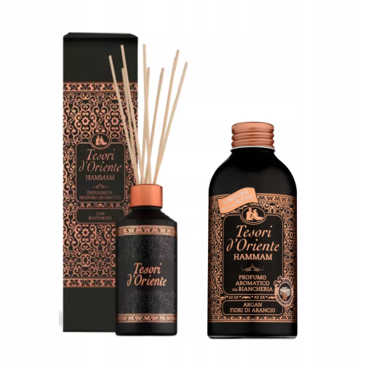 Levně Tesori Hammam vonné tyčinky 200 ml parfém do prádla 250 ml