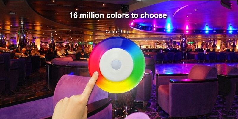 Pilot LED RGB+W radiowy 4 STREF WiFi DOTYK MiLight Kod producenta FUT095