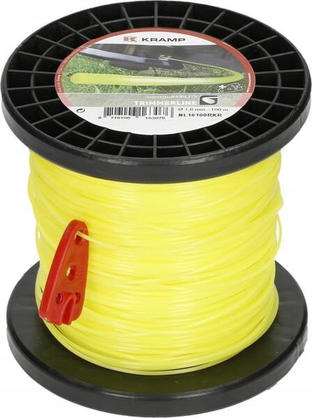 

Żyłka tnąca Fi 1.6mm 100m okrągła żółta NL16100RKR