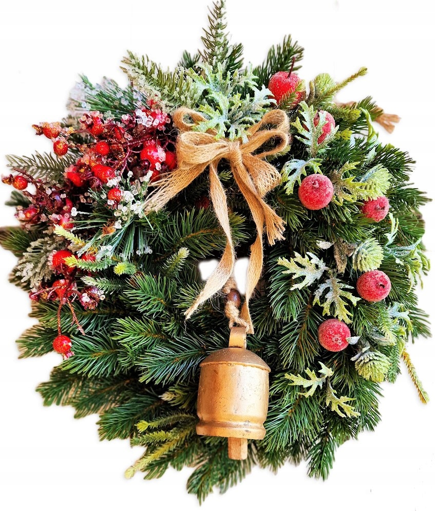 WIANEK ŚWIATECZNY BOŻE NARODZENIE DRZWI STROIK