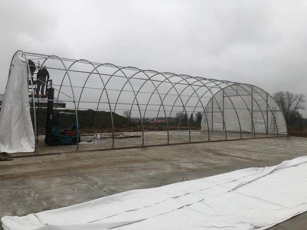 Namiot całoroczny 304015R 9,15 m x 12 m Szerokość 9.15 m