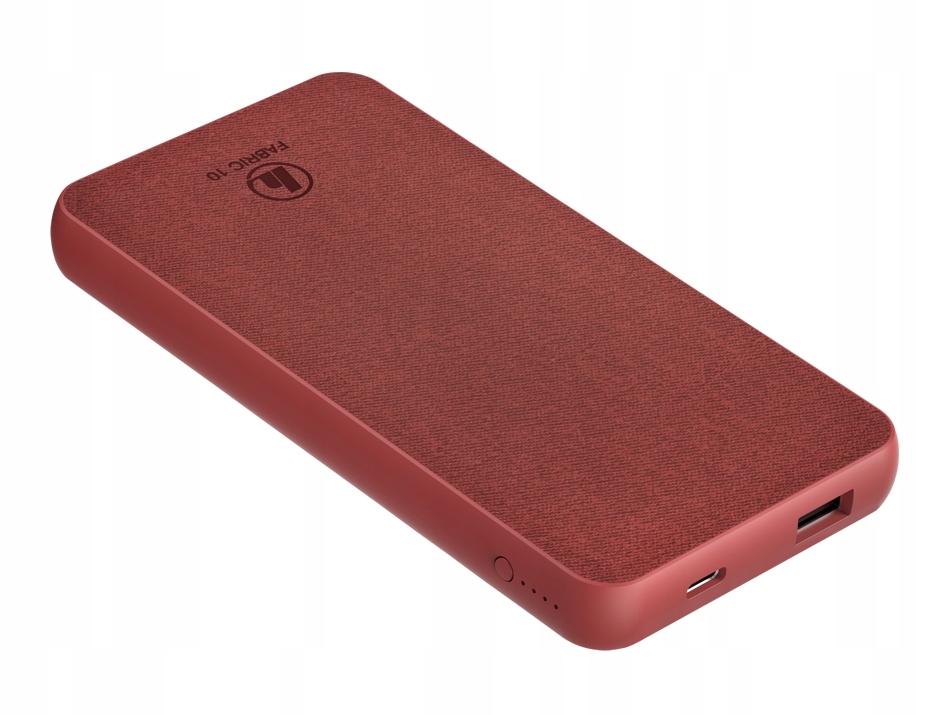 

Powerbank Hama Fabric 10000 mAh Usb-a Usb-c Red