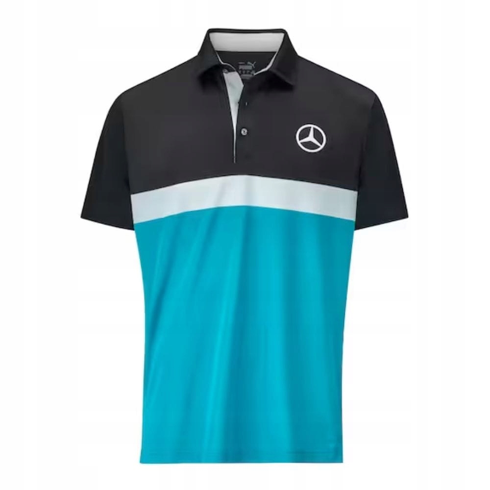 MĘSKA GOLFOWA KOSZULKA POLO MERCEDES-BENZ - L B66450635