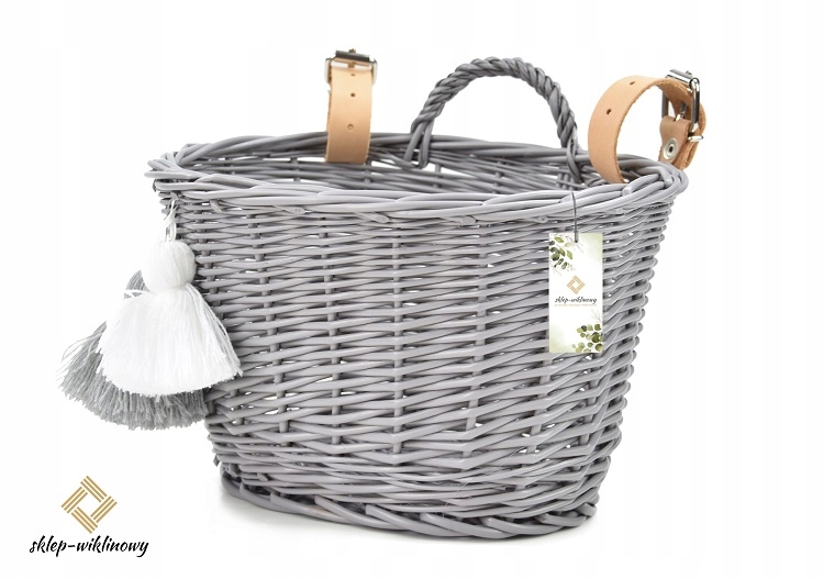 Mini košík na kolo pro děti Košík na dětské kolo Šedý