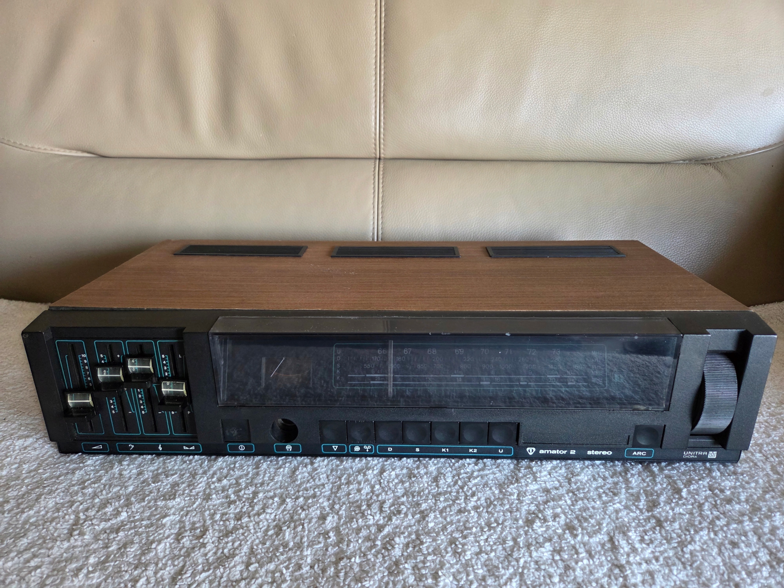 Radio Amator 2 Stereo DSS 201 Unitra Diora Oryginał PRL SPRAWNE