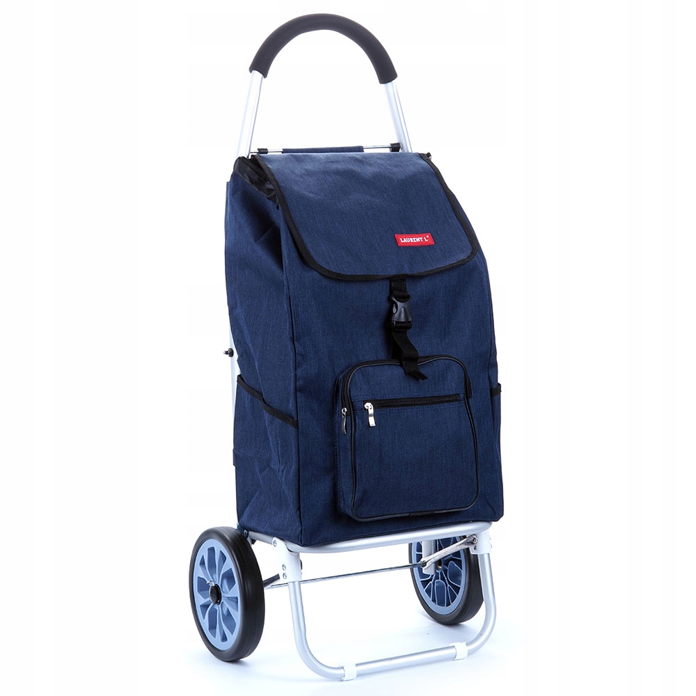 Nákupní vozík taška na kolečkách s velkými ložiskovými koly 40l