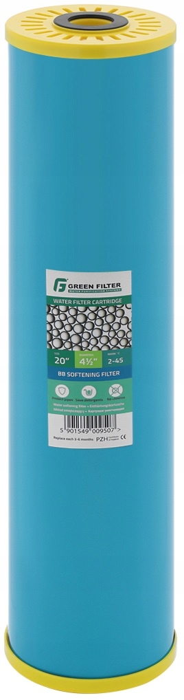 Filtr do wody Zmiękczający wkład do filtrów 20 '' Big Blue Bb