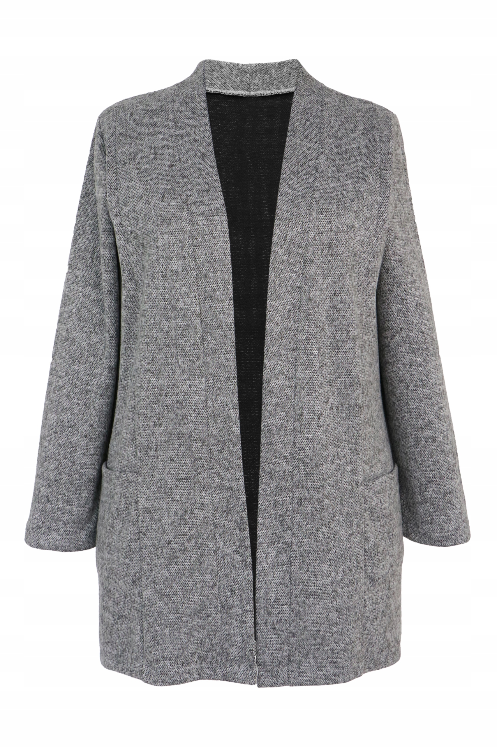 

Sweter Wdzianko ciepłe miłe szare 2XL 48 50