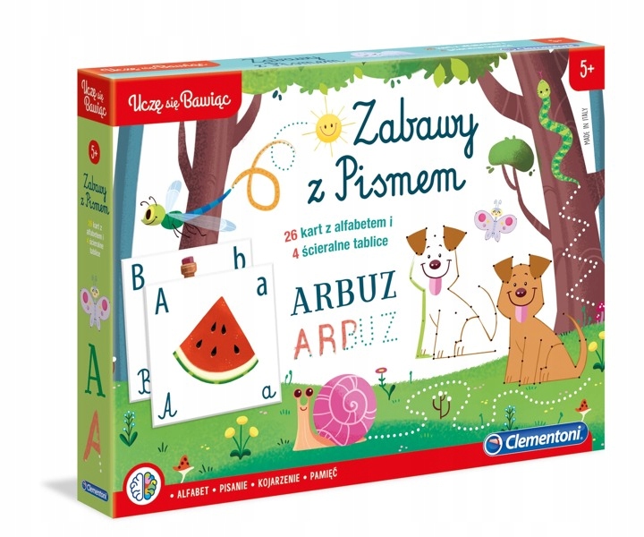 

Gra Zabawy Z Pismem Karty Pisak 60590 Clementoni