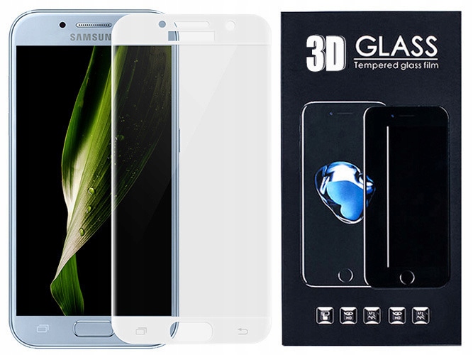 

Galaxy A3 2017 A320 Szkło Hartowane 3D 9H Białe