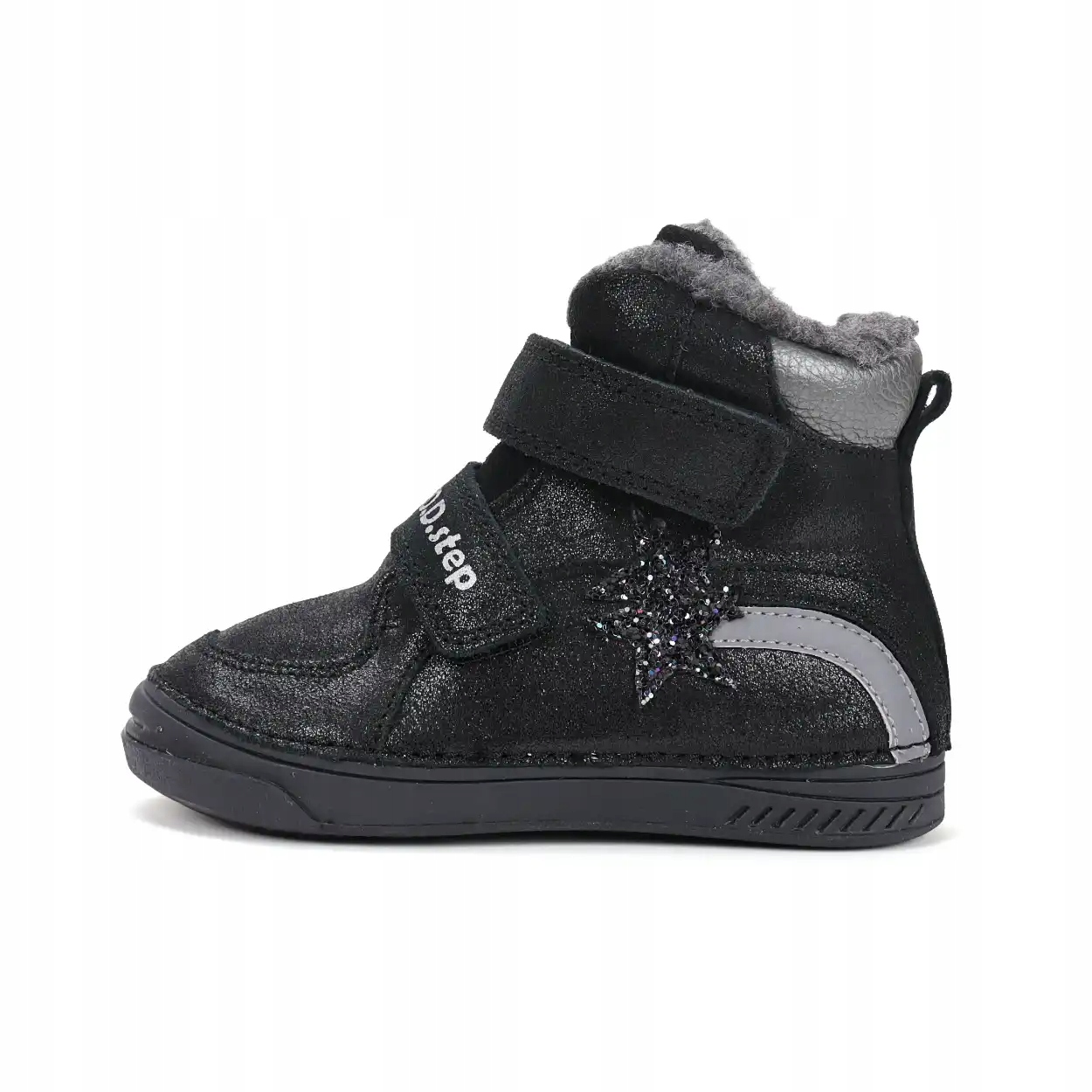 Zimowe buty skórzane D.D. Step W040-52591A Black 25