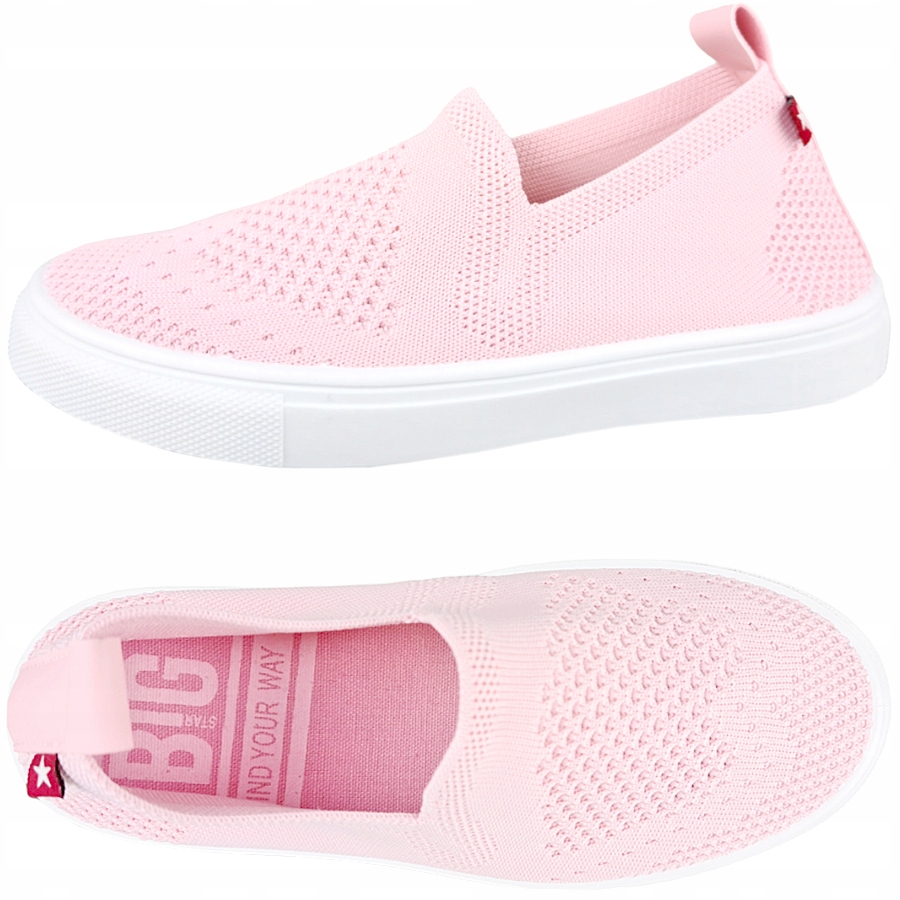 

Trampki Big Star różowe dziecięce HH374103 35