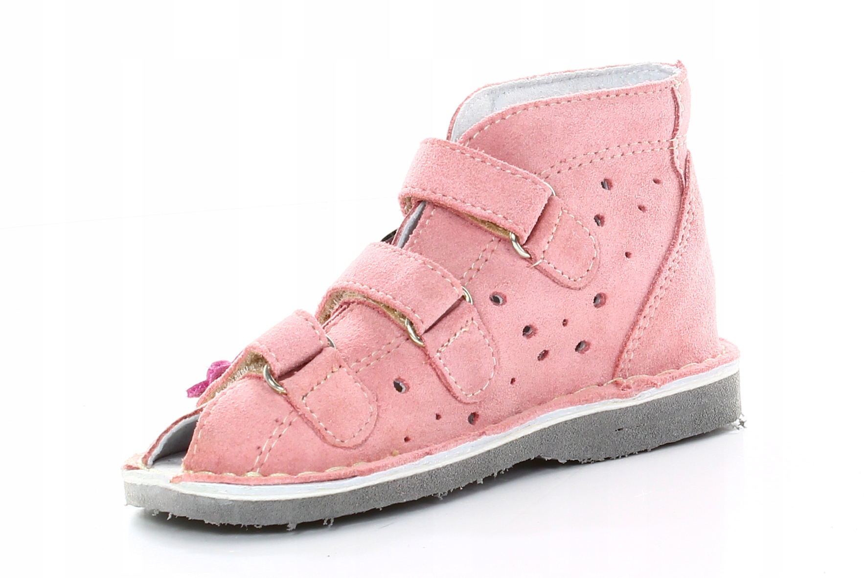 Danielki kapcie profilaktyczne S134 rozm 30 róż Długość wkładki wew. 30 cm