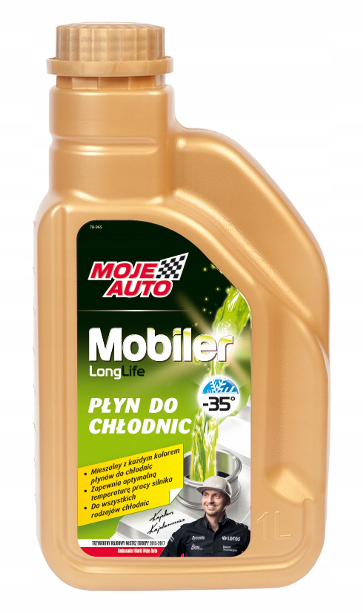 Płyn do Chłodnic Mobiler Moje Auto Zielony Gotowy 1L