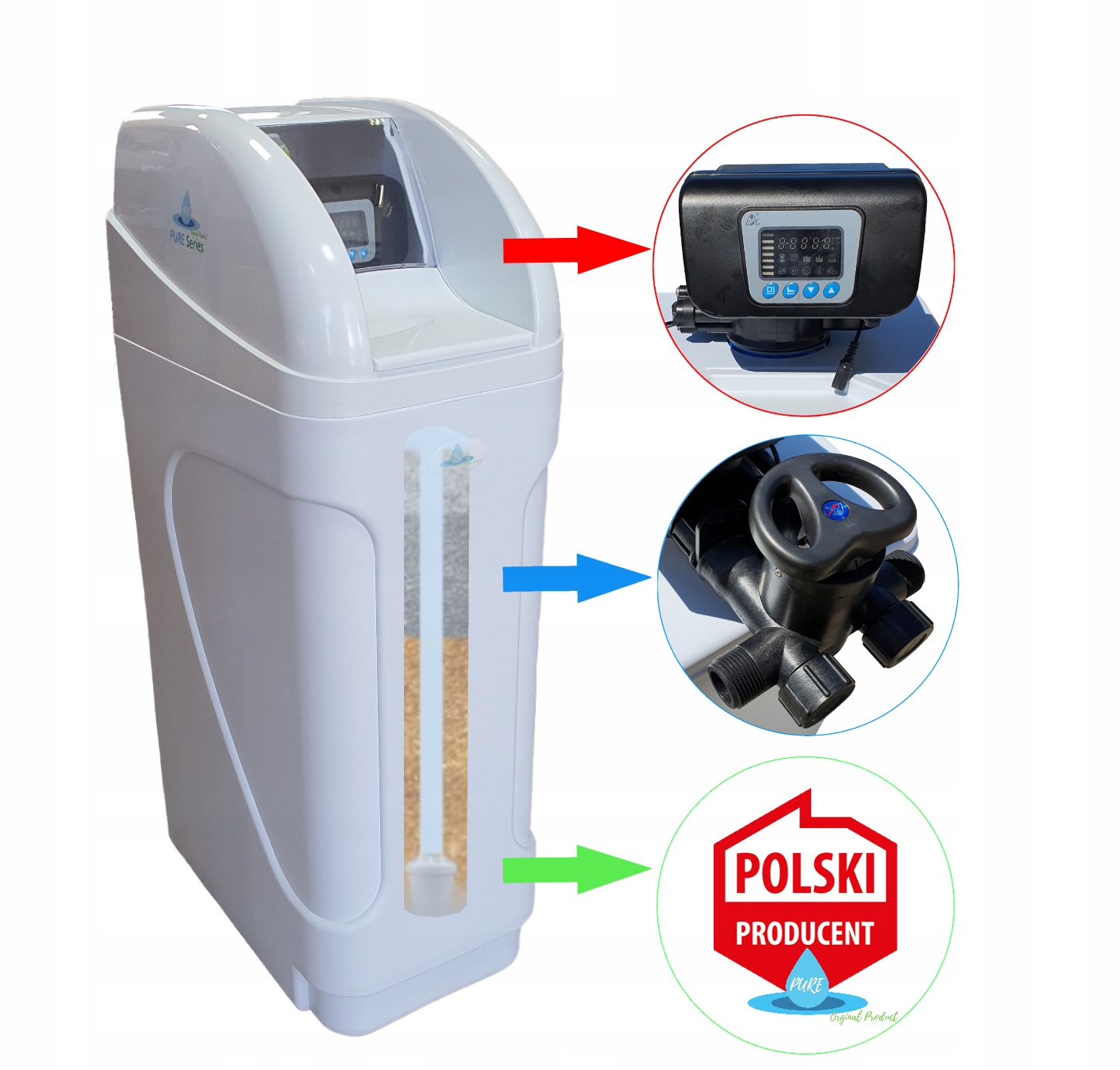 ZMIĘKCZACZ WODY PURE25 SÓL FILTRY WKŁADY TESTER Kod producenta PURE25