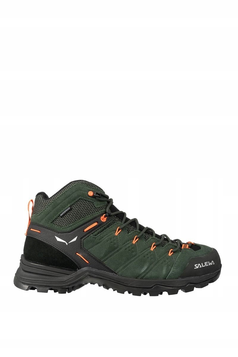 Salewa Pánské trekové boty Alp Mate Mid Wp zelené uk_10_44,5