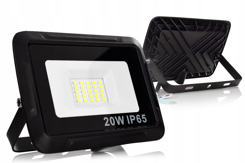 NAŚWIETLACZ HALOGEN LED 20W IP65 ZEWNĘTRZNY Wysokość produktu 9.7 cm
