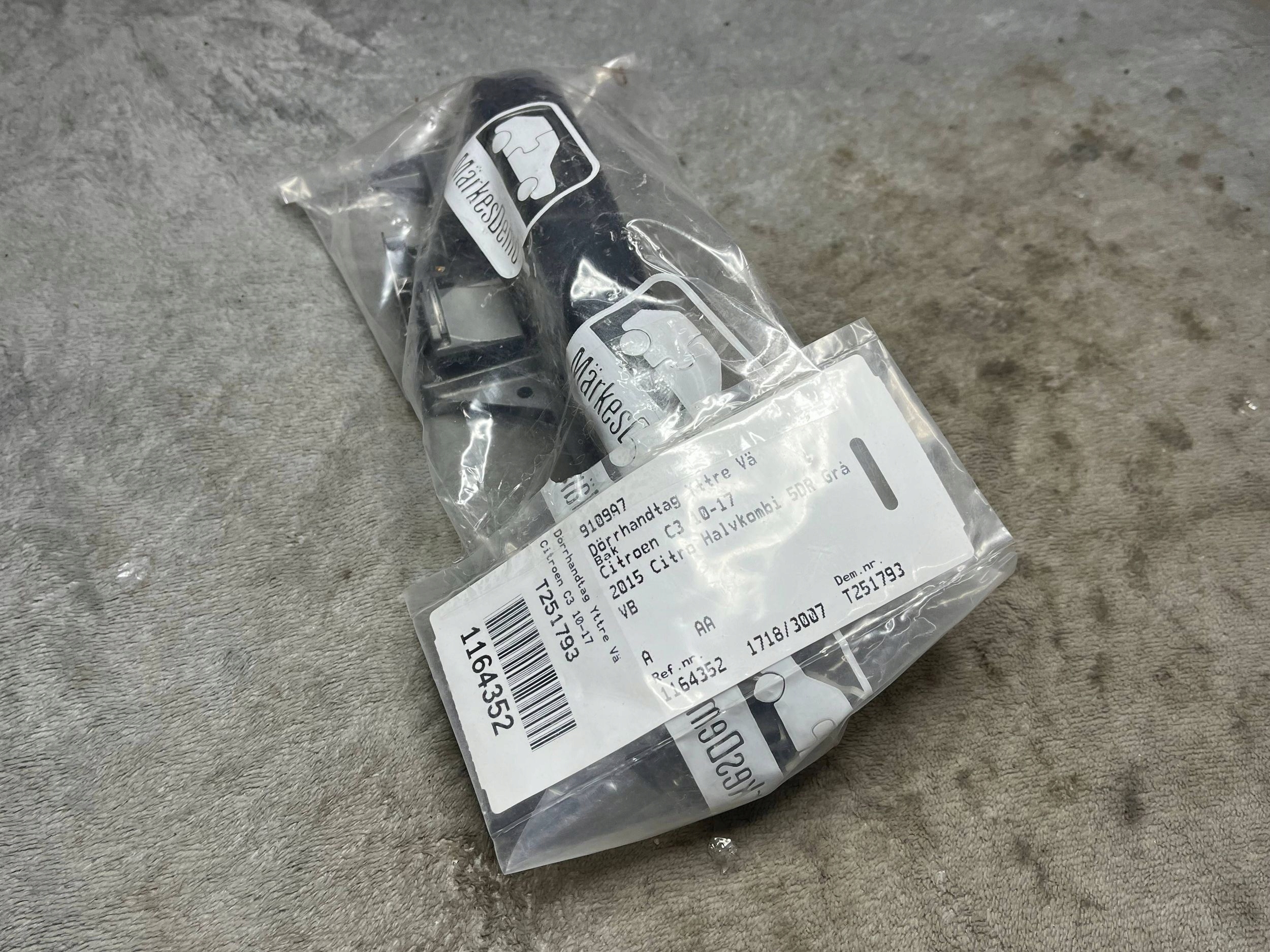 PEUGEOT CITROEN handle exterior left 9109A7 !J