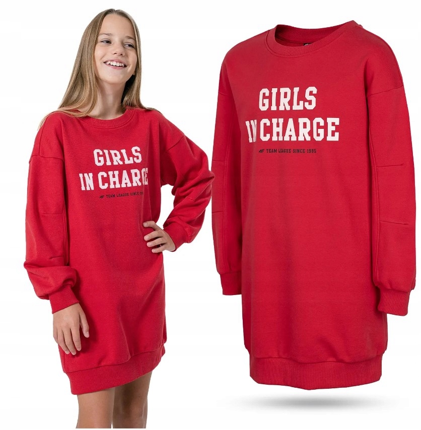 

4F Sukienka Bluza Dresowa JSUDD001 > 146/152