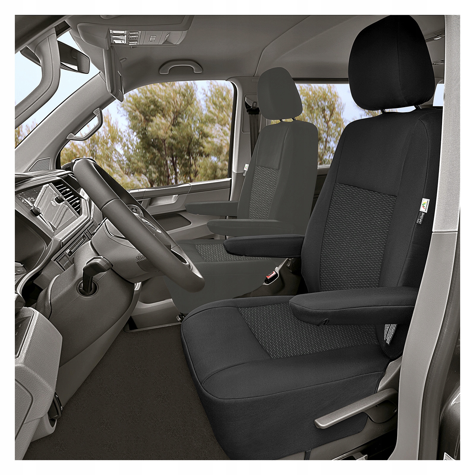 Pokrowiec Miarowy na fotel kierowcy Volkswagen T5 2003-2015 Vw T6 2015-2024