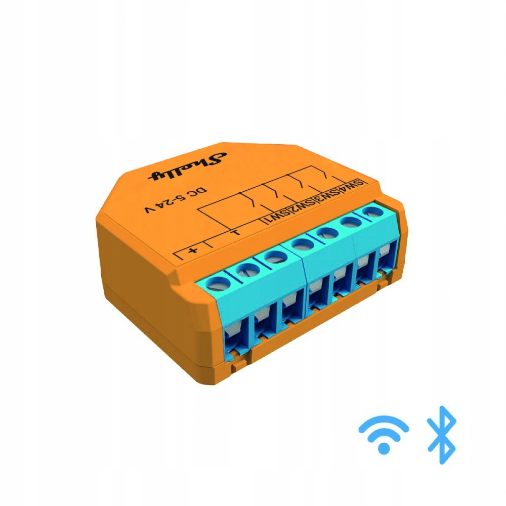 

Shelly Plus i4 DC 5-24V aktywator scen akcji