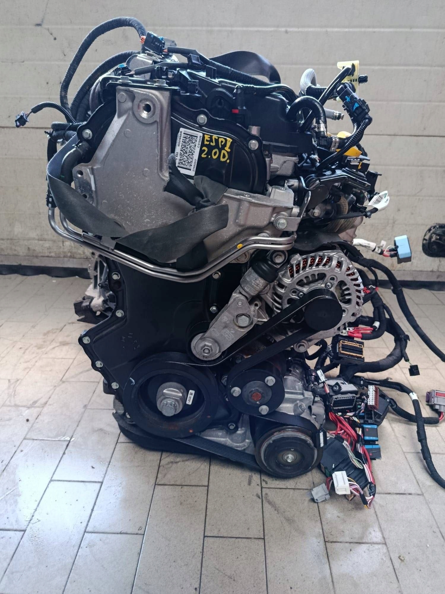 engine Renault Espace V (RFC) M9RG650 100019651R 2.0 dci