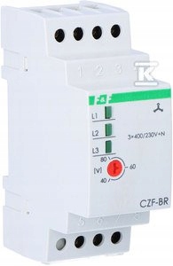 Czf-br Fázový Snímač 3X400V+N 10A 1P 2MOD