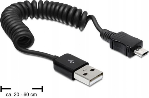 

Delock 83162 Kabel Usb Am-usb Micro Spirala 2