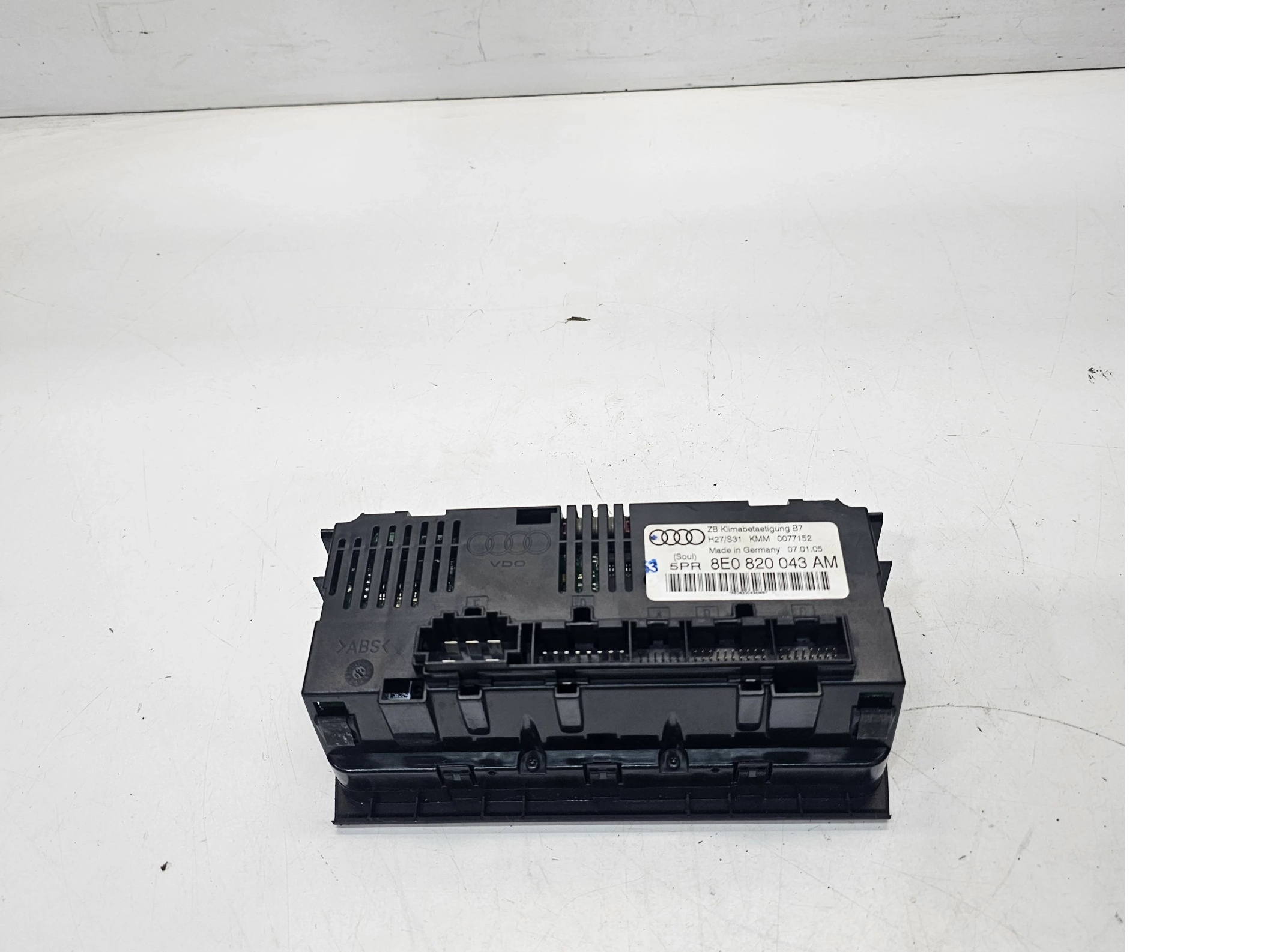 commande de climatisation de chauffage AUDI A4 B6 B7 8E0820043AM