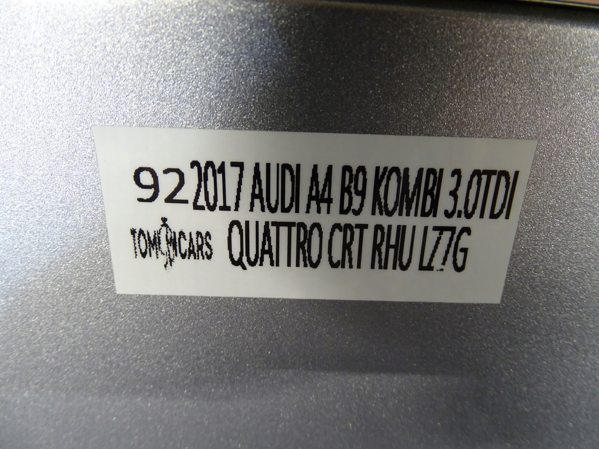 door right right front front AUDI A4 B9 8W LZ7G
