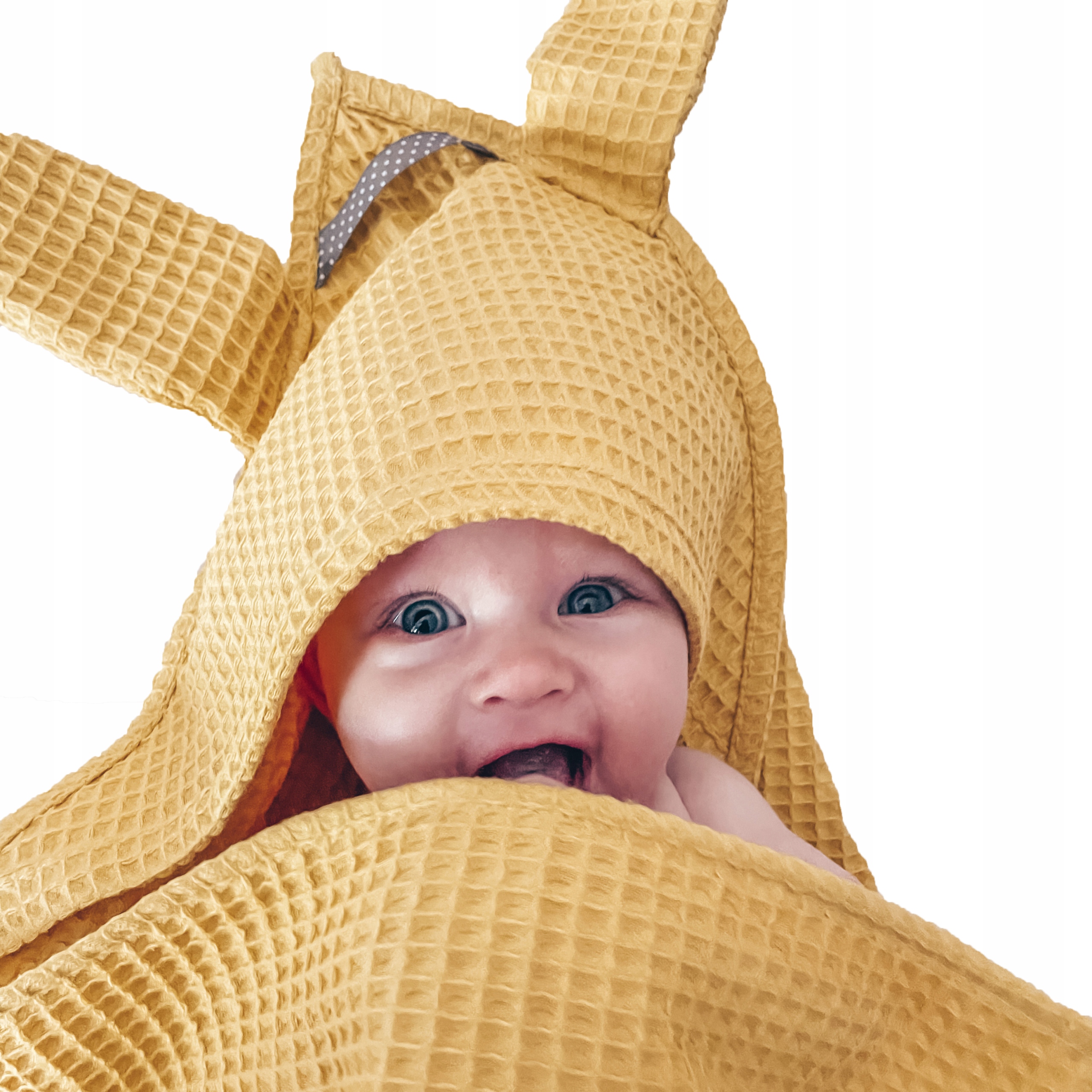 

Ręcznik Z Kapturkiem Okrycie Niemowlęce Wafel Oeko