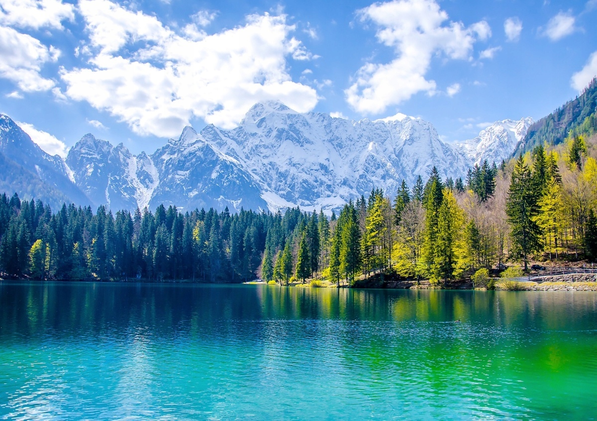 

Fototapeta Flizelinowa Jezioro górskie - 208x146