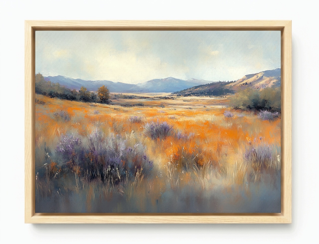 Obraz Rám American Box Krajina Hory Lúka Vresovisko Krajina Pohľad 80x60