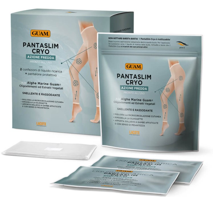 Guam Pantaslim Cryo Getry zeštíhlující a ochlazující 3 procedury saunové kalhoty